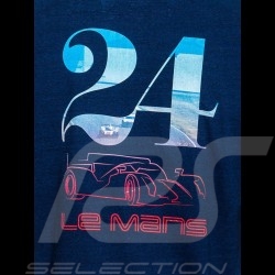 T-shirt 24h Le Mans Bleu Marine Navy blue Marineblau - homme men herren