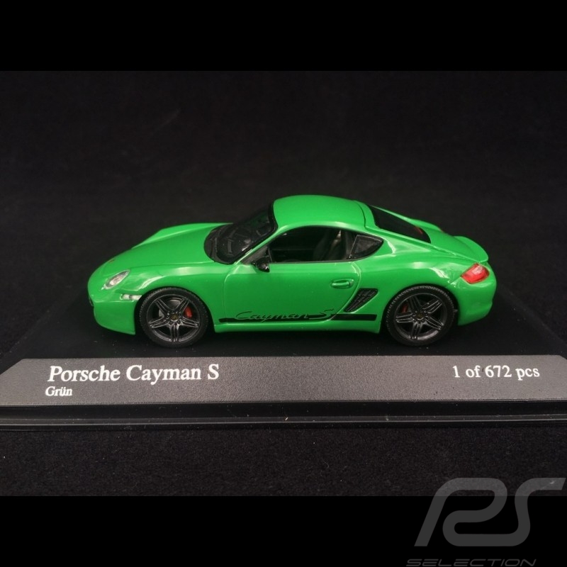 Porsche Cayman S type 987 2008 viper grün 1/43 Minichamps 400065624