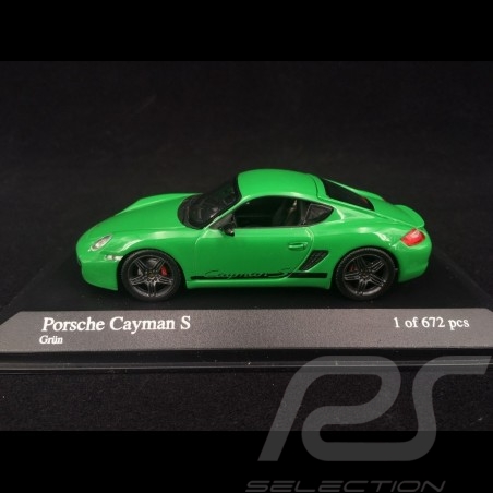 Porsche Cayman S type 987 2008 viper grün 1/43 Minichamps 400065624
