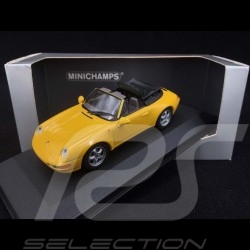 Porsche 911 type 993 Carrera Cabriolet Gelb 1/43 Minichamps  WAP020008