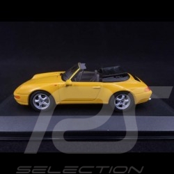 Porsche 911 type 993 Carrera Cabriolet Gelb 1/43 Minichamps  WAP020008