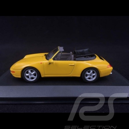 Porsche 911 type 993 Carrera Cabriolet Gelb 1/43 Minichamps  WAP020008