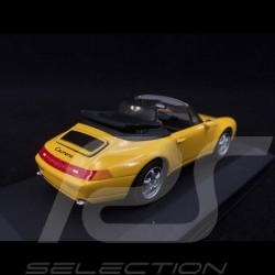 Porsche 911 type 993 Carrera Cabriolet Gelb 1/43 Minichamps  WAP020008