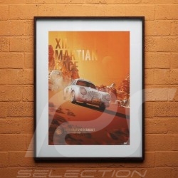 Porsche 804 Grosser Preis von Frankreich reproduction d'une affiche originale de Erich Strenger