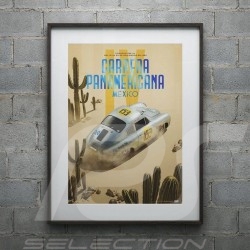 Porsche 804 Grosser Preis von Frankreich reproduction d'une affiche originale de Erich Strenger