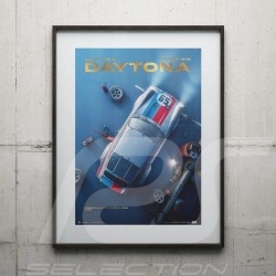 Porsche 804 Grosser Preis von Frankreich reproduction d'une affiche originale de Erich Strenger