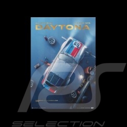 Porsche Poster 911 2.8 Carrera RSR n° 59 Brumos Sieger 24h Daytona 1973 Limitierte Auflage