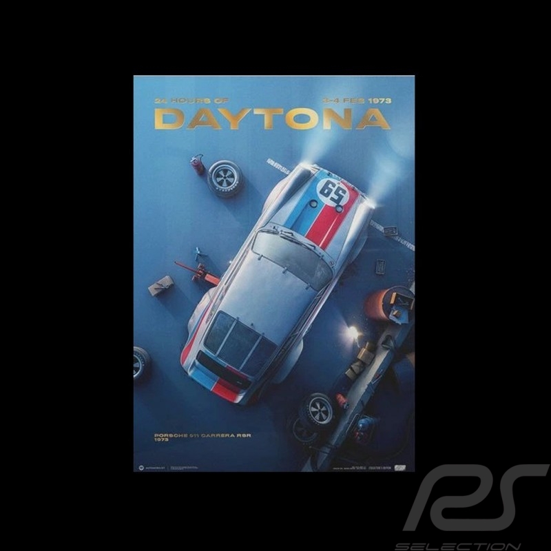 Porsche 804 Grosser Preis von Frankreich reproduction d'une affiche originale de Erich Strenger