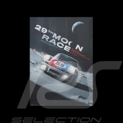 Poster Porsche 911 2.8 Carrera RSR n° 59 Brumos 29th Moon Race 2078 Edition limitée