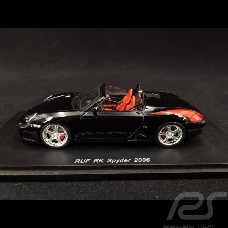 Porsche RUF RK Spyder 2006 noir 1/43 Spark S0708