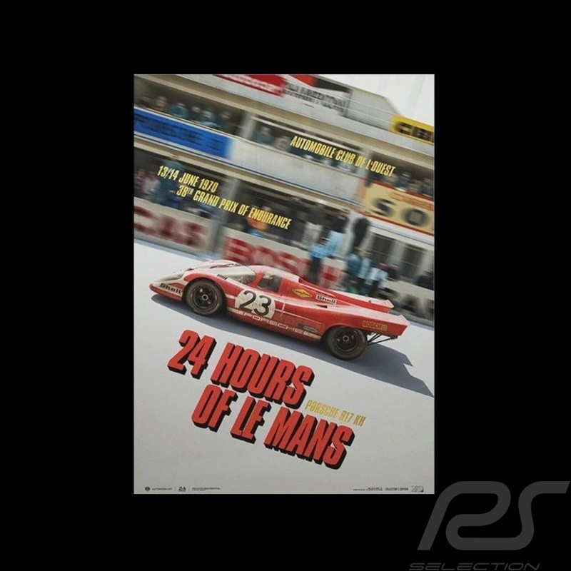 Porsche 804 Grosser Preis von Frankreich reproduction d'une affiche originale de Erich Strenger