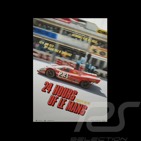 Porsche 804 Grosser Preis von Frankreich reproduction d'une affiche originale de Erich Strenger
