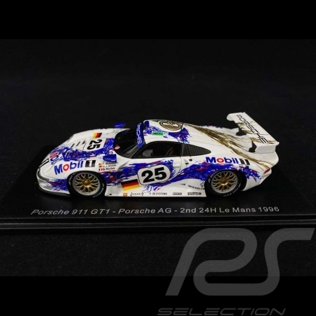Porsche 911 type 993 GT1 Porsche AG n° 25 Le Mans 1996 1/43 Spark S5602