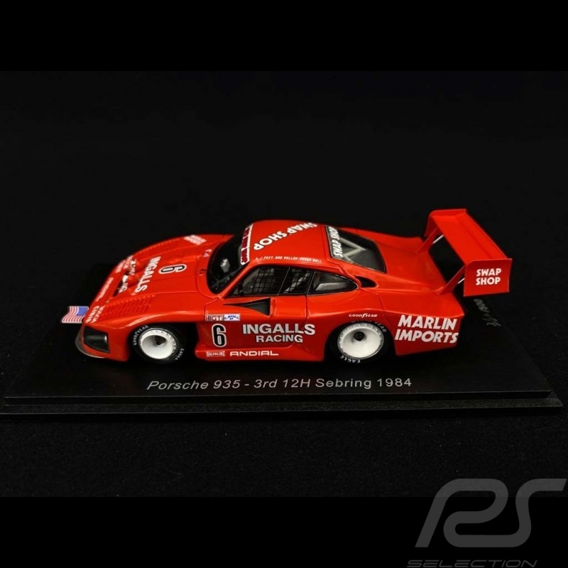 Porsche 935 Henn's Swap Shop n° 6 Sebring 1984 1/43 Spark US091 Porsche 935 Henn's Swap Shop n° 6 Sebring 1984 1/43 Spark US091