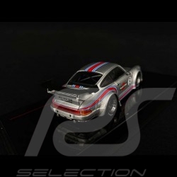 Porsche 911 type 930 RWB Rauh-Welt n° 8 Martini argenté 1/43 IXO Models MOC206