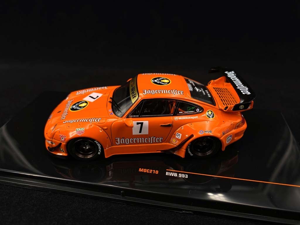 Porsche 911 Type 993 Rwb Rauh Welt N 7 Jagermeister Orange 1 43 Ixo Models Moc210 Selection Rs