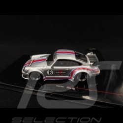 Porsche 911 type 930 RWB Rauh-Welt n° 8 Martini argenté 1/43 IXO Models MOC206