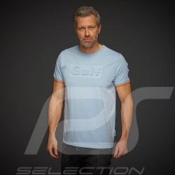 Gulf T-shirt 3D effect Gulf blue - men