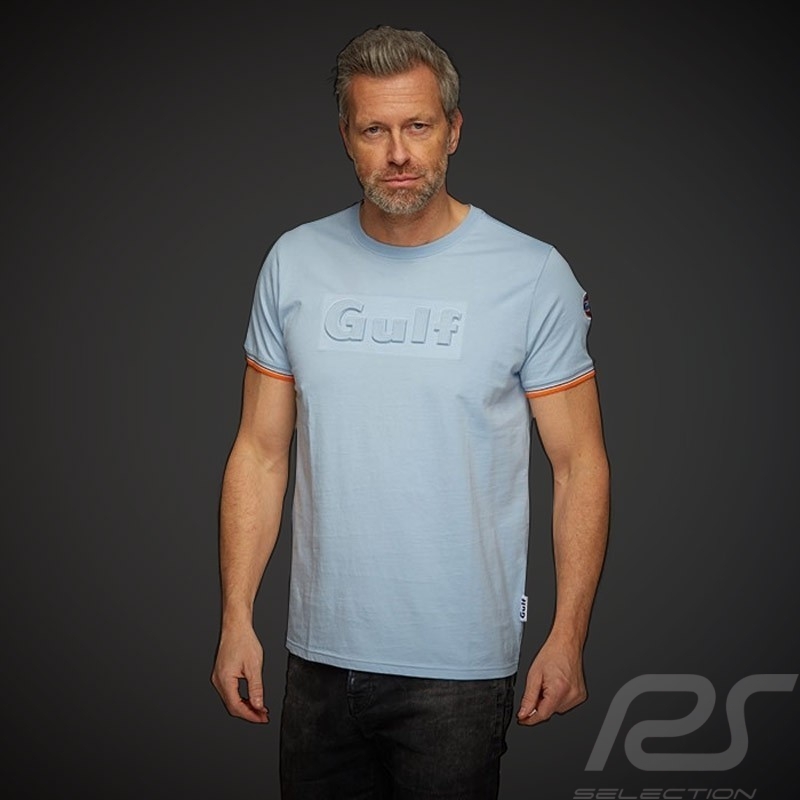Gulf T-shirt 3D-Effekt Gulfblau - Herren