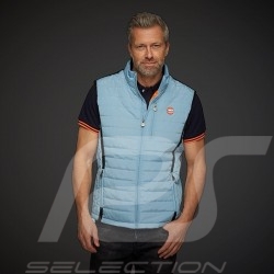 Veste Gulf sans manches Performance matelassée Bleu Gulf / Bandes noires Sleeveless jacket Armellose Steppjacke homme men herren