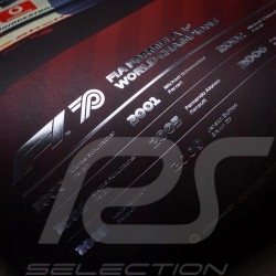 Poster Ferrari F1 70ème anniversaire 2000 - 2009 Edition limitée