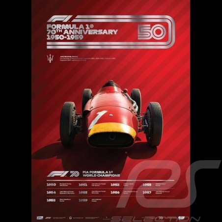 Porsche 804 Grosser Preis von Frankreich reproduction d'une affiche originale de Erich Strenger