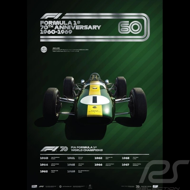 Porsche 804 Grosser Preis von Frankreich reproduction d'une affiche originale de Erich Strenger