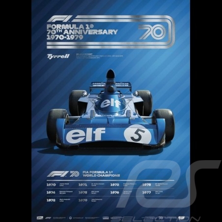 Porsche 804 Grosser Preis von Frankreich reproduction d'une affiche originale de Erich Strenger