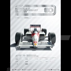 Porsche 804 Grosser Preis von Frankreich reproduction d'une affiche originale de Erich Strenger