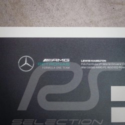 Mercedes Poster AMG Petronas F1 Team 70. Geburtstag 2010 - 2019 Limitierte Auflage