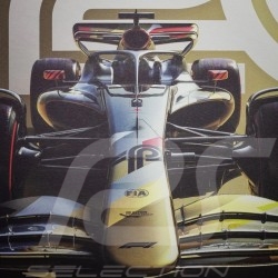 Porsche 804 Grosser Preis von Frankreich reproduction d'une affiche originale de Erich Strenger