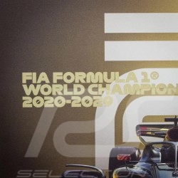 Poster F1 World champions 2020 - 2029 "The future lies ahead" Edition limitée