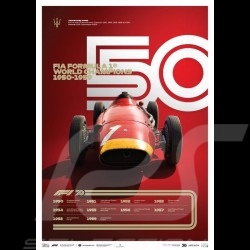 Porsche 804 Grosser Preis von Frankreich reproduction d'une affiche originale de Erich Strenger