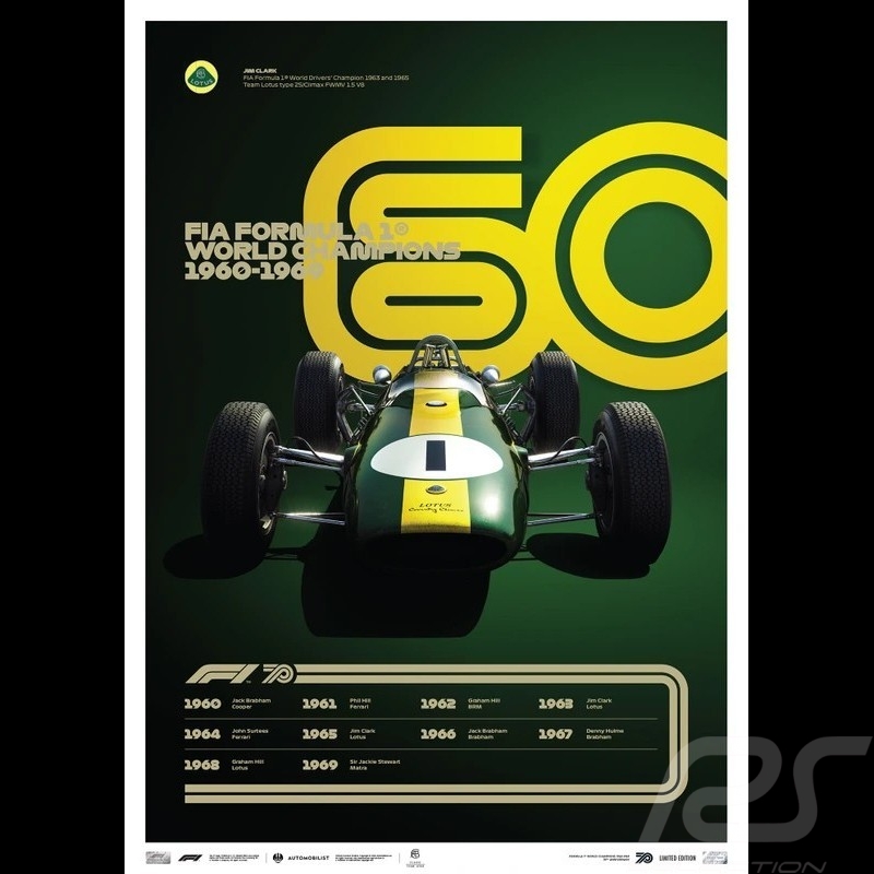 Porsche 804 Grosser Preis von Frankreich reproduction d'une affiche originale de Erich Strenger