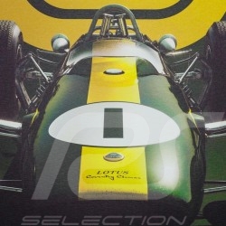 Porsche 804 Grosser Preis von Frankreich reproduction d'une affiche originale de Erich Strenger