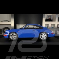 Porsche 911 Carrera RS 3.6  type 964 1994 Maritime Blue 1/8 Minichamps 800657000
