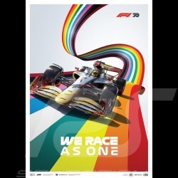 Set 8 posters F1 70ème anniversaire collection complète Edition limitée