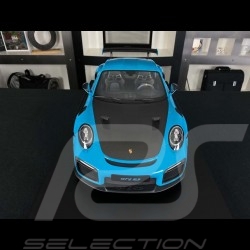 Porsche 911 GT2 RS type 991.2 2018 Miami Blue 1/8 Minichamps 800620002