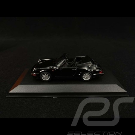 Porsche 911 964 Carrera Convertible 90 black diecast modelcar Maxichamps 1:43