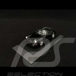 Porsche 911 Carrera 4 Cabriolet type 964 1990 noir black schwarz 1/43 Minichamps 940067331