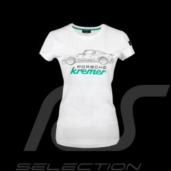 T-shirt Kremer racing Porsche 911 Carrera RSK 3.0 n° 9 Vaillant blanc - femme