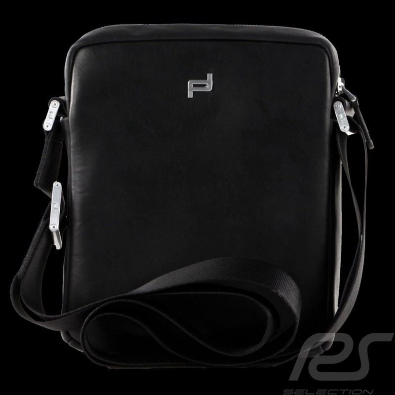 Porsche Design Tasche Urban Courier XSVZ Umhängetasche Schwarz Leder 4090002756