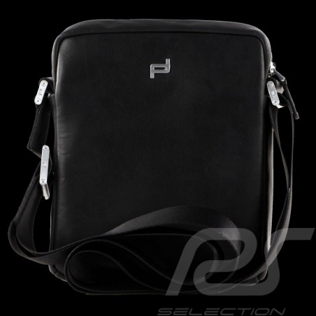 Porsche Design bag Urban Courier XSVZ Shoulder bag Black Leather 4090002756