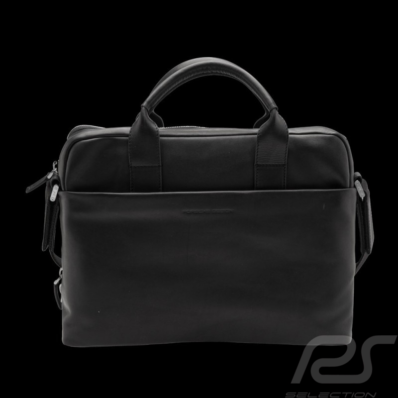 Porsche Design briefbag Urban Courier 2.0 SHZ Black Leather 4090002940