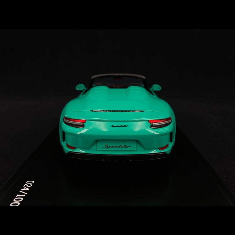 Porsche 911 Speedster type 991 Jade green 1/18 Spark WAXL2100003