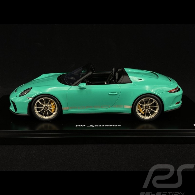 Porsche 911 Speedster type 991 Jadegrün 1/18 Spark WAXL2100003