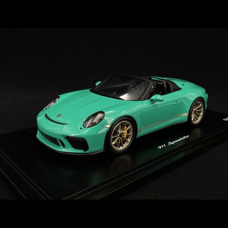 Porsche 911 Speedster type 991 Jade green 1/18 Spark WAXL2100003