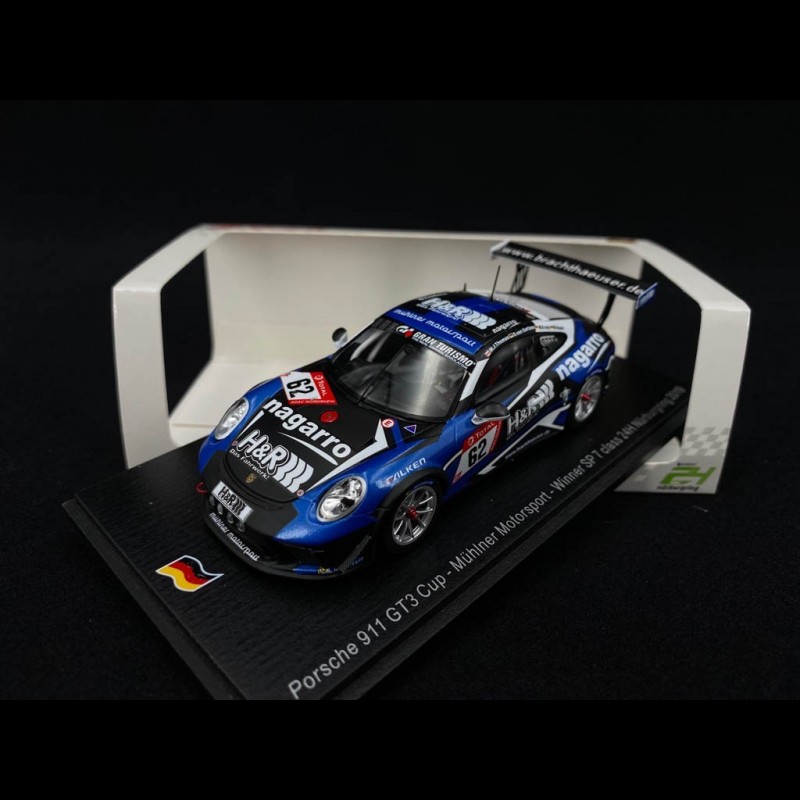 Porsche 911 GT3 Cup Winner SP7 Nürburgring 2019 n° 62 Mühlner Motorsport  1/43 Spark SG531