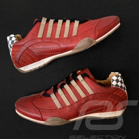 Sneaker / basket shoes Style race driver Corsa Rosso red - men