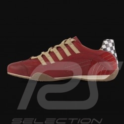 Sneaker / Basket Schuhe Style Rennfahrer Corsa Rosso Rot - Herren